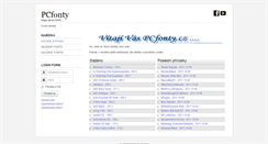 Desktop Screenshot of otecko.pcfonty.cz